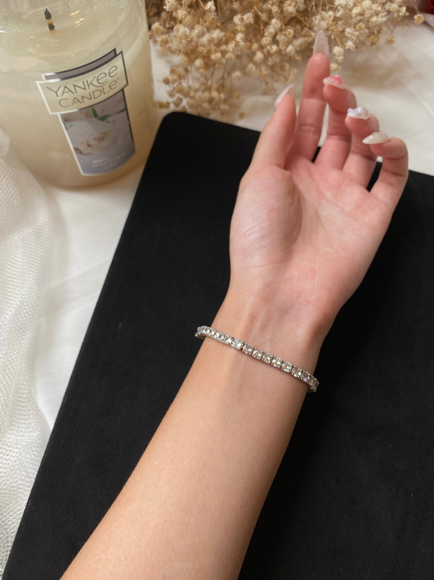 *Instocks* HOT 🔥 S925 4mm Tennis Bracelet in Silver (15cm & Below)