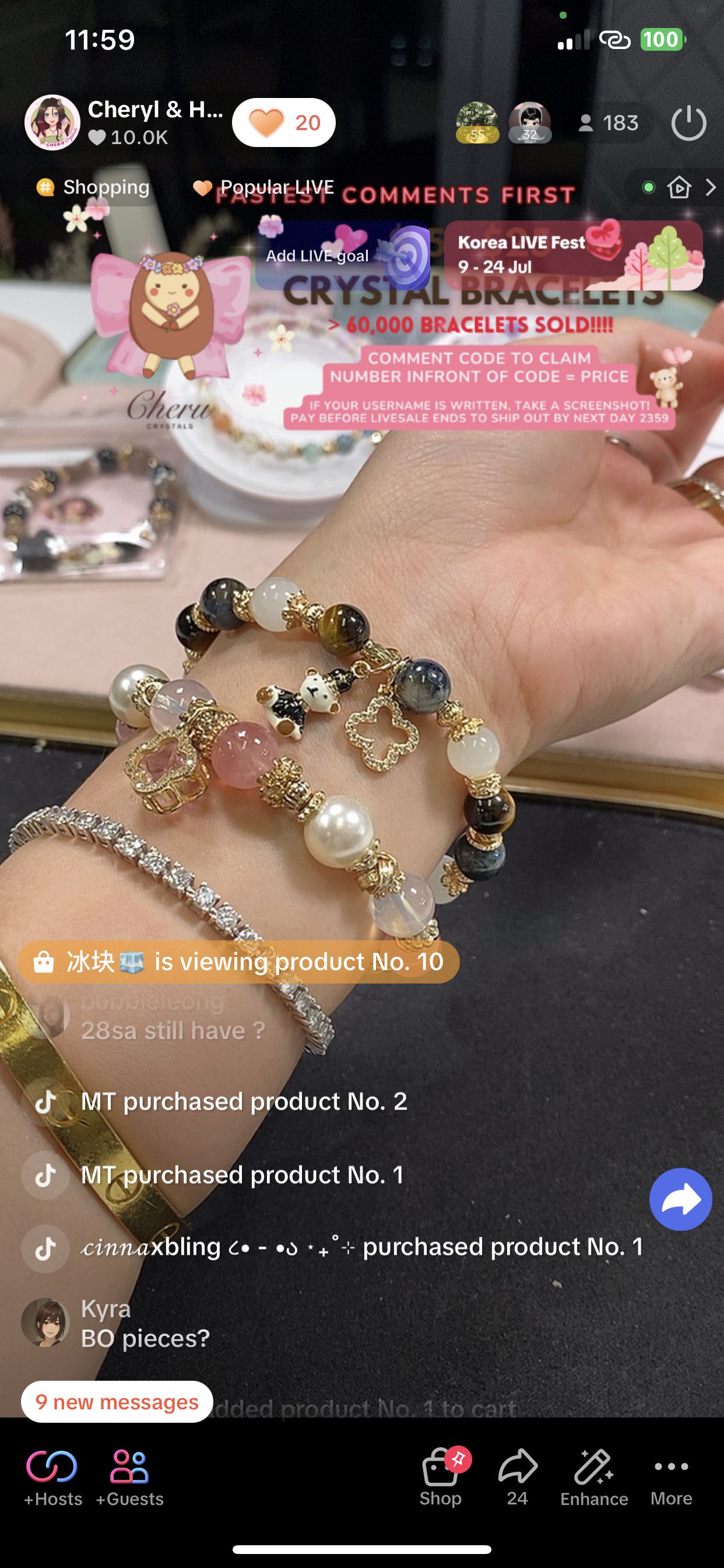 *Instocks* 6mm/8mm/10mm Polo RL - Pietersite, Tiger's Eye & Moonstone with Bear & Clover Crystal Bracelet (Elastic)