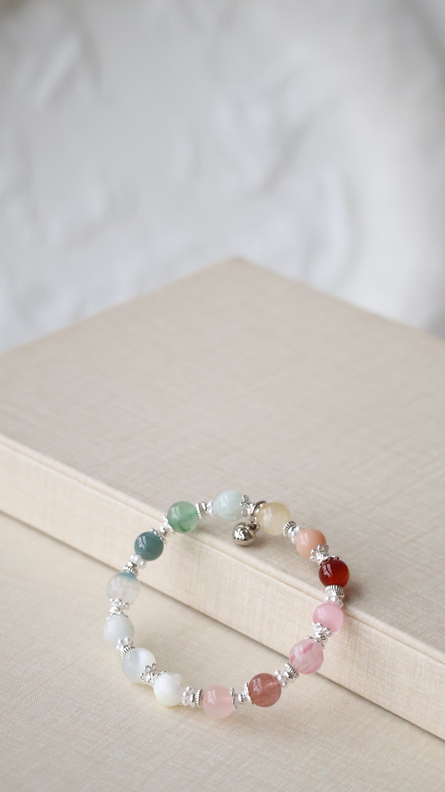 *Instocks* 6mm/8mm/10mm Duobao 多宝 (Multi Gems) Crystal Bracelet (Elastic)
