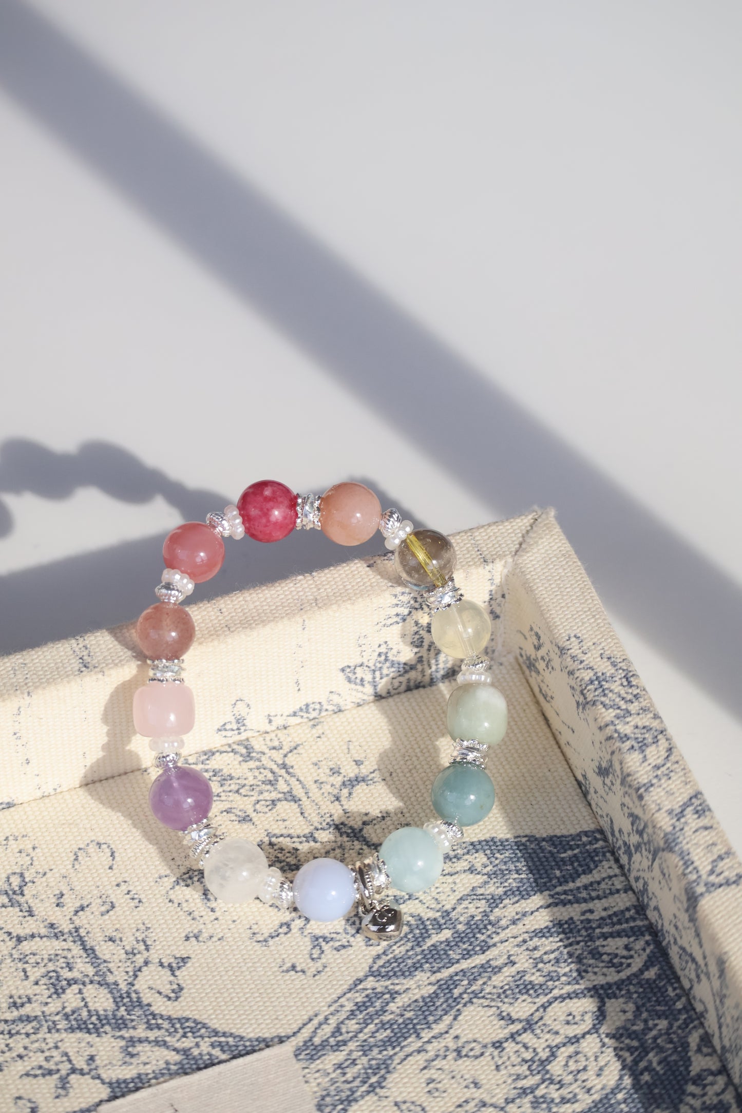 *Instocks* 6mm/8mm/10mm Duobao 多宝 (Multi Gems) Crystal Bracelet (Elastic)