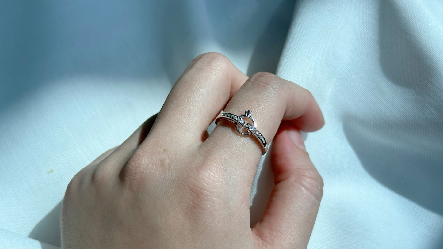 *Instocks* Lucille Moissanite Ring AU750