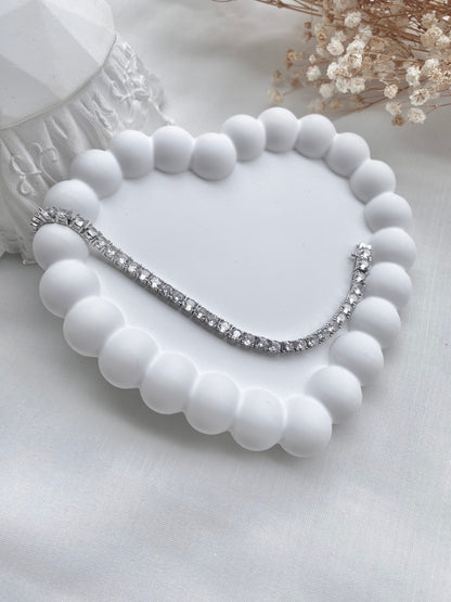 *Instocks* HOT 🔥 S925 4mm Tennis Bracelet in Silver (15cm & Below)