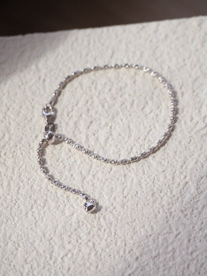 *Instocks* Eleanor Mini Heart Dangly Adjustable Bracelet AU750