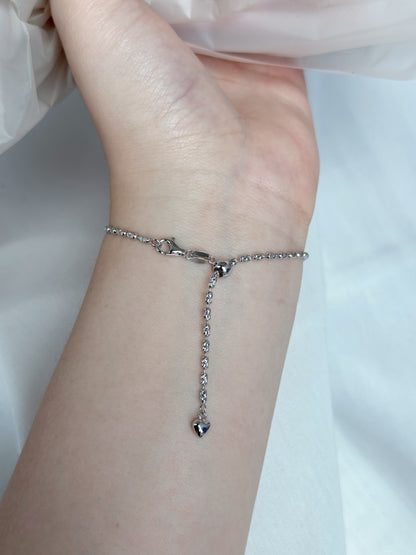 *Instocks* Eleanor Mini Heart Dangly Adjustable Bracelet AU750
