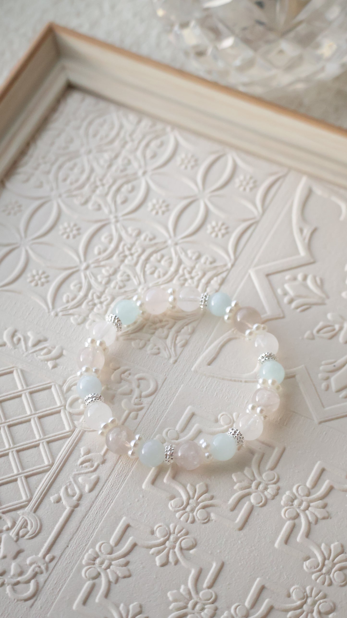 *Instocks* Multi Crystal 8mm Stacker (Elastic)