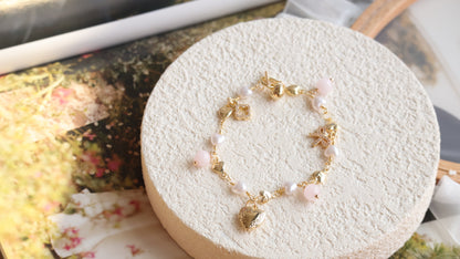 *Instocks* Danglys V2 with Ribbon, Heart Locket & Mini Clover Crystal Bracelet (OT Clasp)