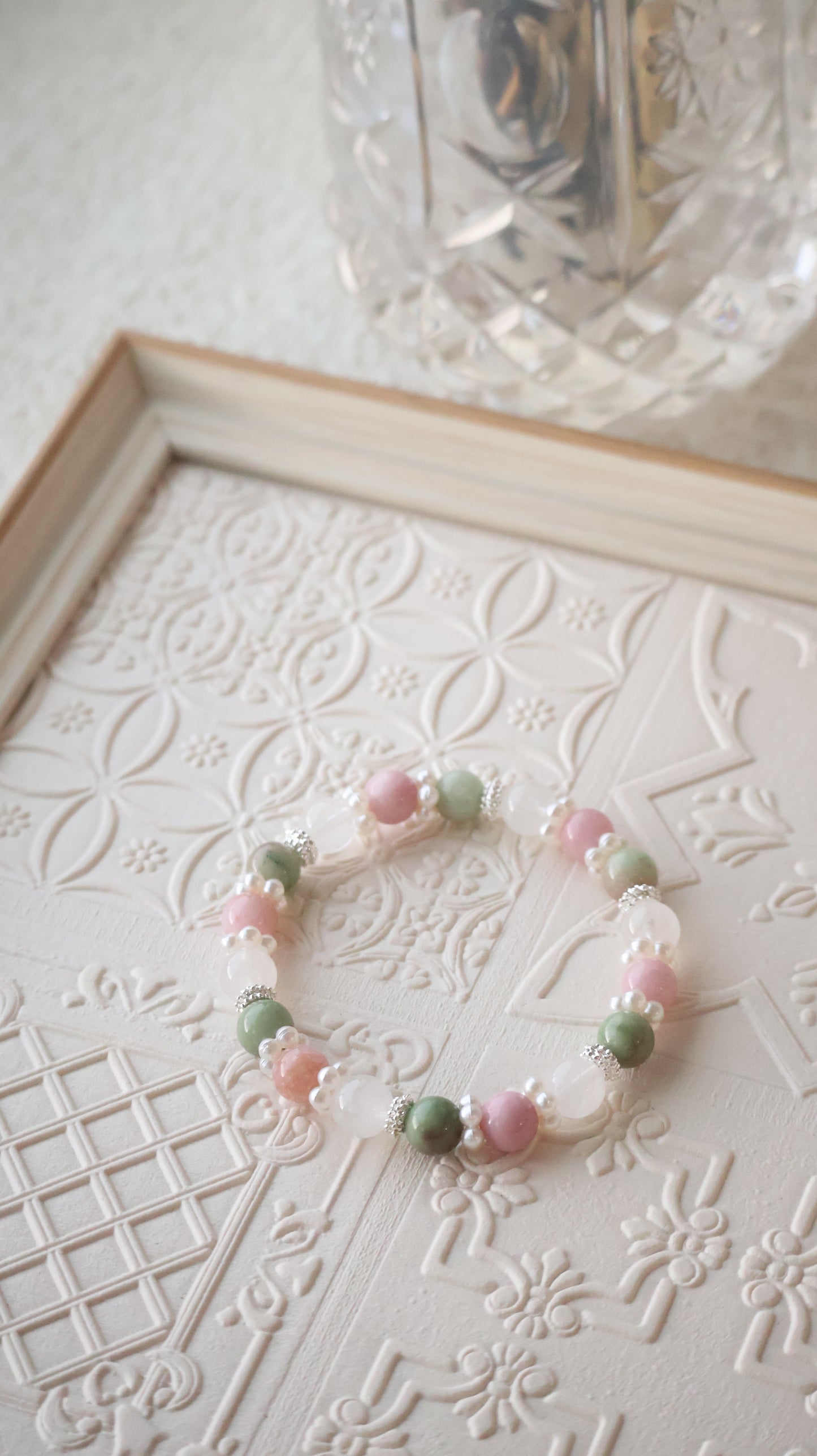 *Instocks* Multi Crystal 8mm Stacker (Elastic)