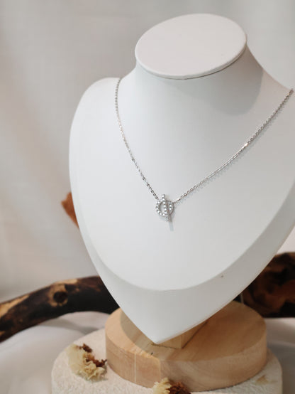 *Instocks* Harriet Moissanite Toggle Necklace AU750