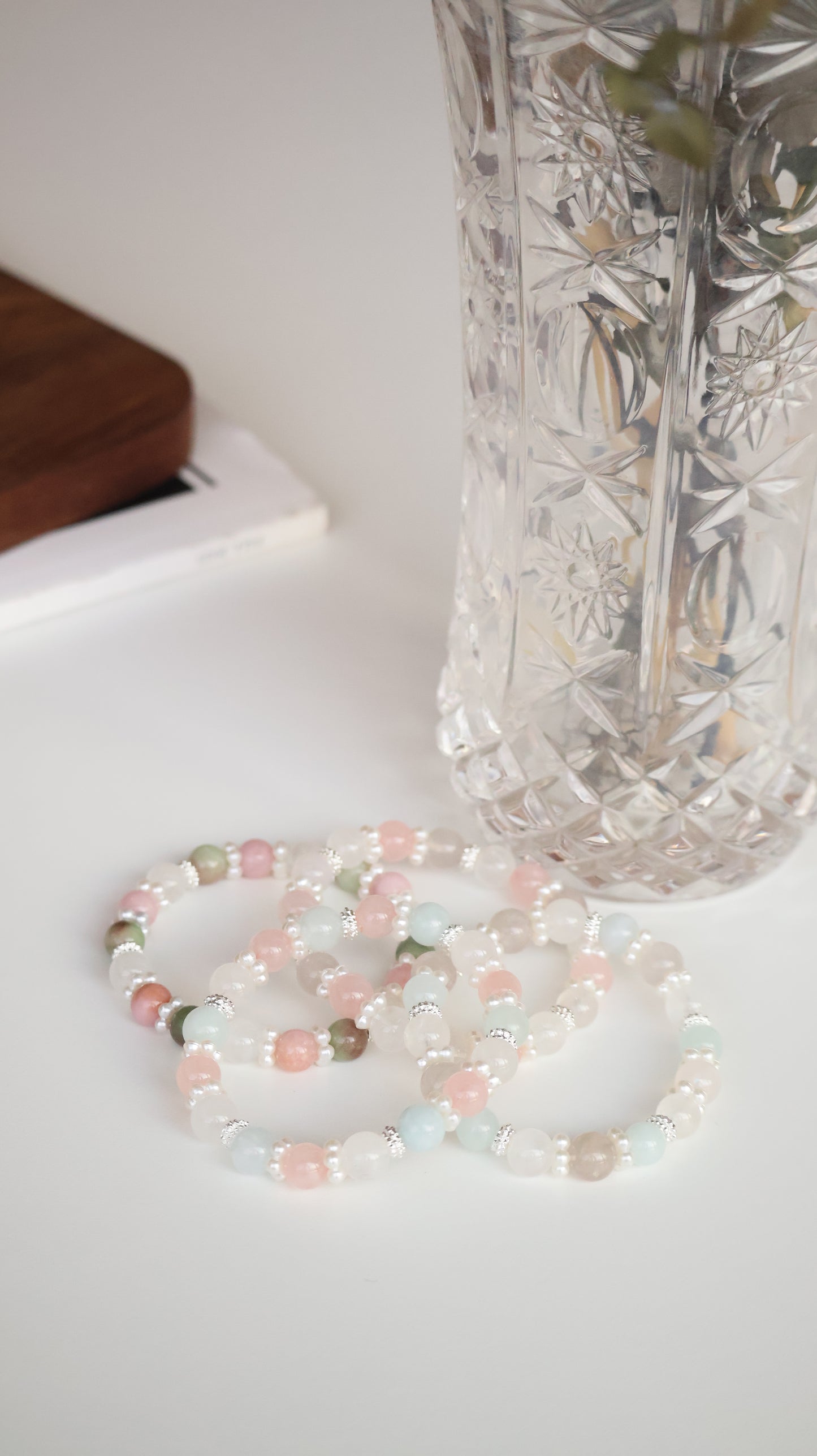 *Instocks* Multi Crystal 8mm Stacker (Elastic)