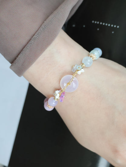 *Instocks* Illia - 平安扣  Ping An Kou 多宝 Duobao 8mm (Elastic)