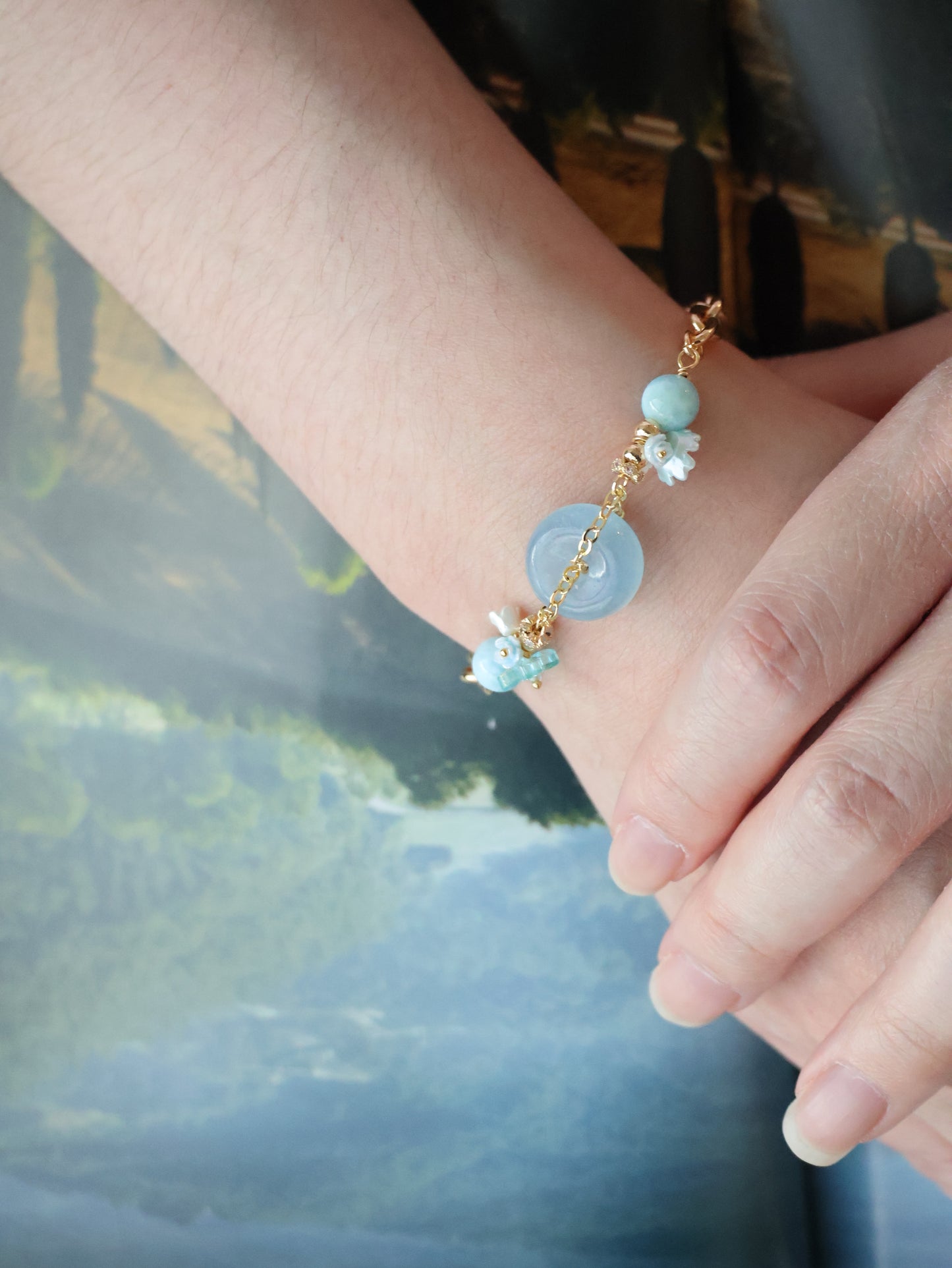 *Instocks* - Coris 平安扣 Ping An Kou Series Chain with OT Clasp (Elastic)