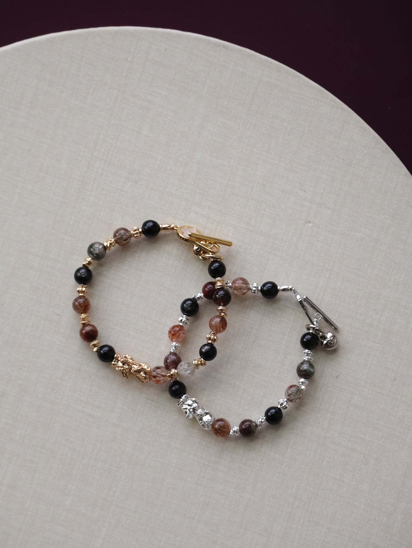 *Instocks* - Pixiu 貔貅 6mm Stacker with OT Clasp (Elastic)