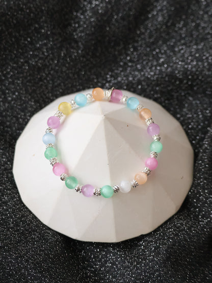 *Instocks* 6mm Rainbow Satin Spar (Elastic)