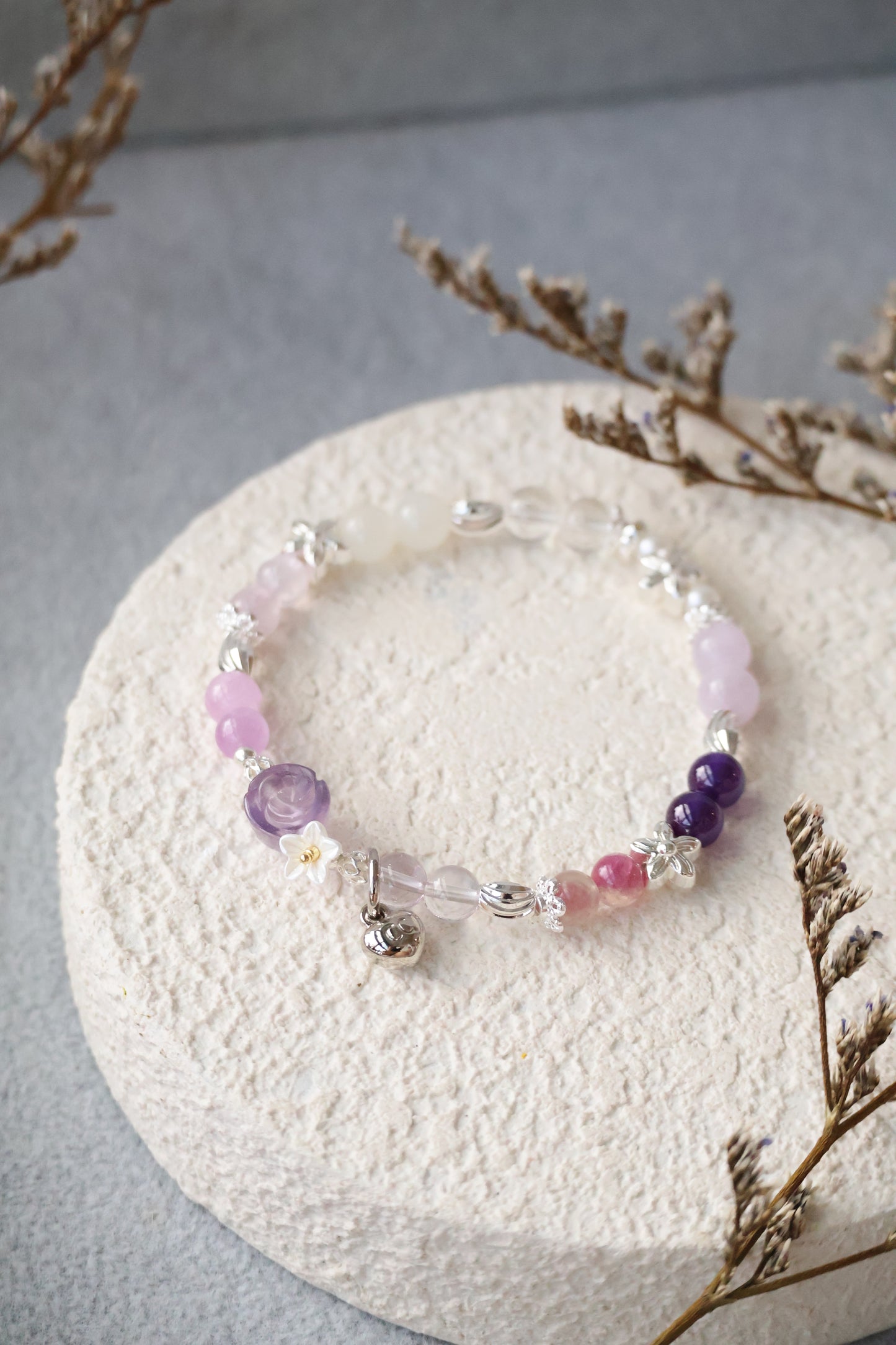 *Instocks* 6mm Mini Rosie Crystal Bracelet (Elastic)