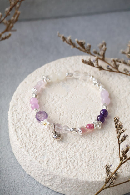 *Instocks* 6mm Mini Rosie Crystal Bracelet (Elastic)