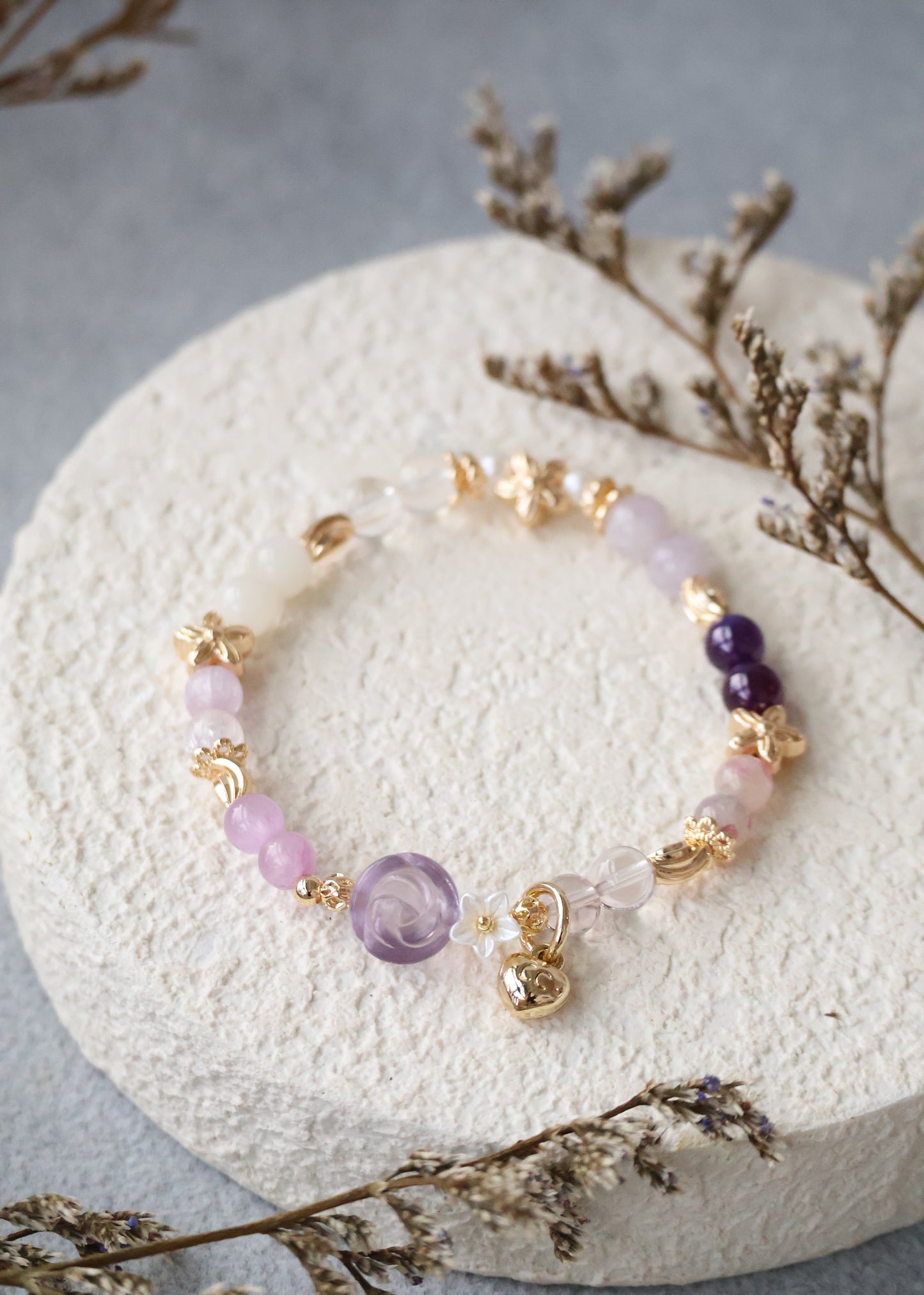 *Instocks* 6mm Mini Rosie Crystal Bracelet (Elastic)