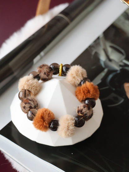 *Instocks* Leopard Chic - 12mm Smokey Quartz