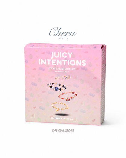 JUICY INTENTIONS: Limited Edition Crystal Bracelet Blind Box | Fruits Vol. 1