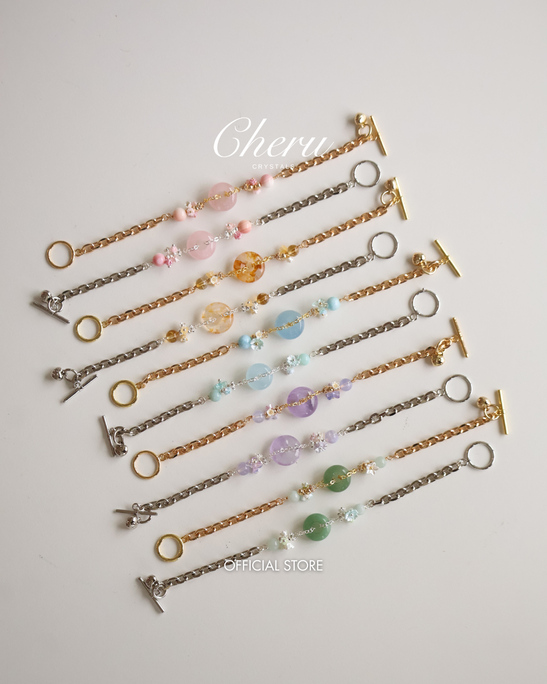 *Instocks* - Coris 平安扣 Ping An Kou Series Chain with OT Clasp (Elastic)