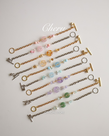 *Instocks* - Coris 平安扣 Ping An Kou Series Chain with OT Clasp (Elastic)