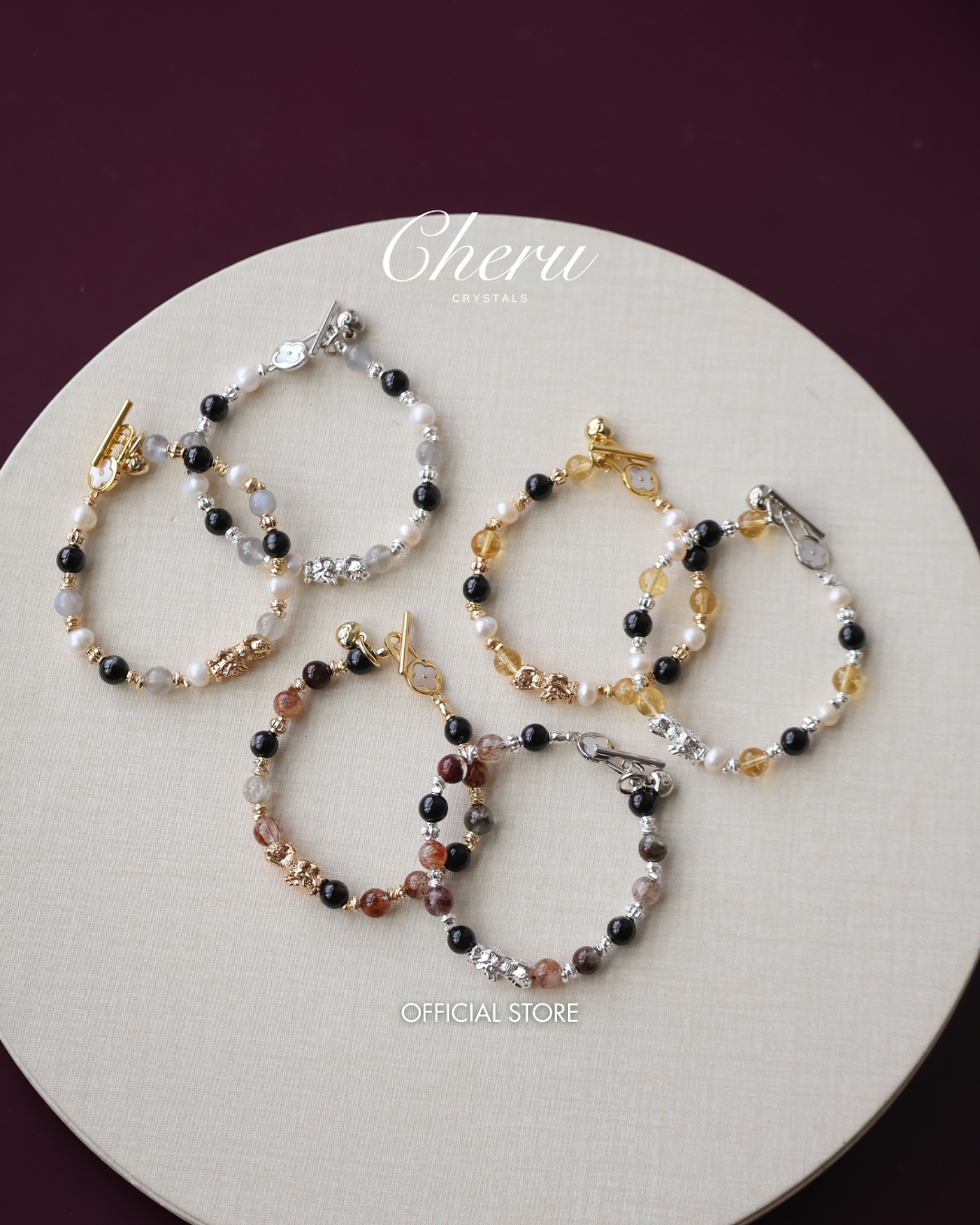 *Instocks* - Pixiu 貔貅 6mm Stacker with OT Clasp (Elastic)